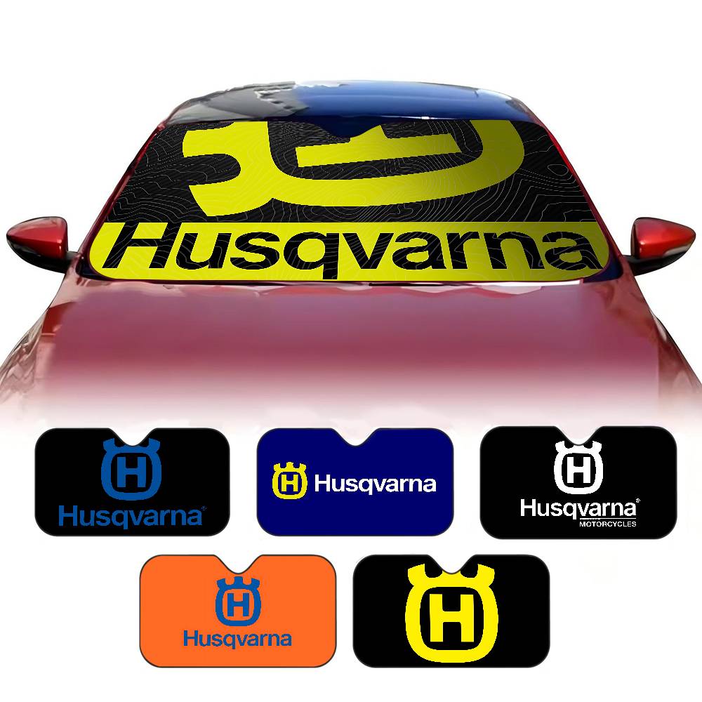Car Accessories Logo - H-Husqvarnas Logo Auto Voorruit Zonnescherm Opvouwbare