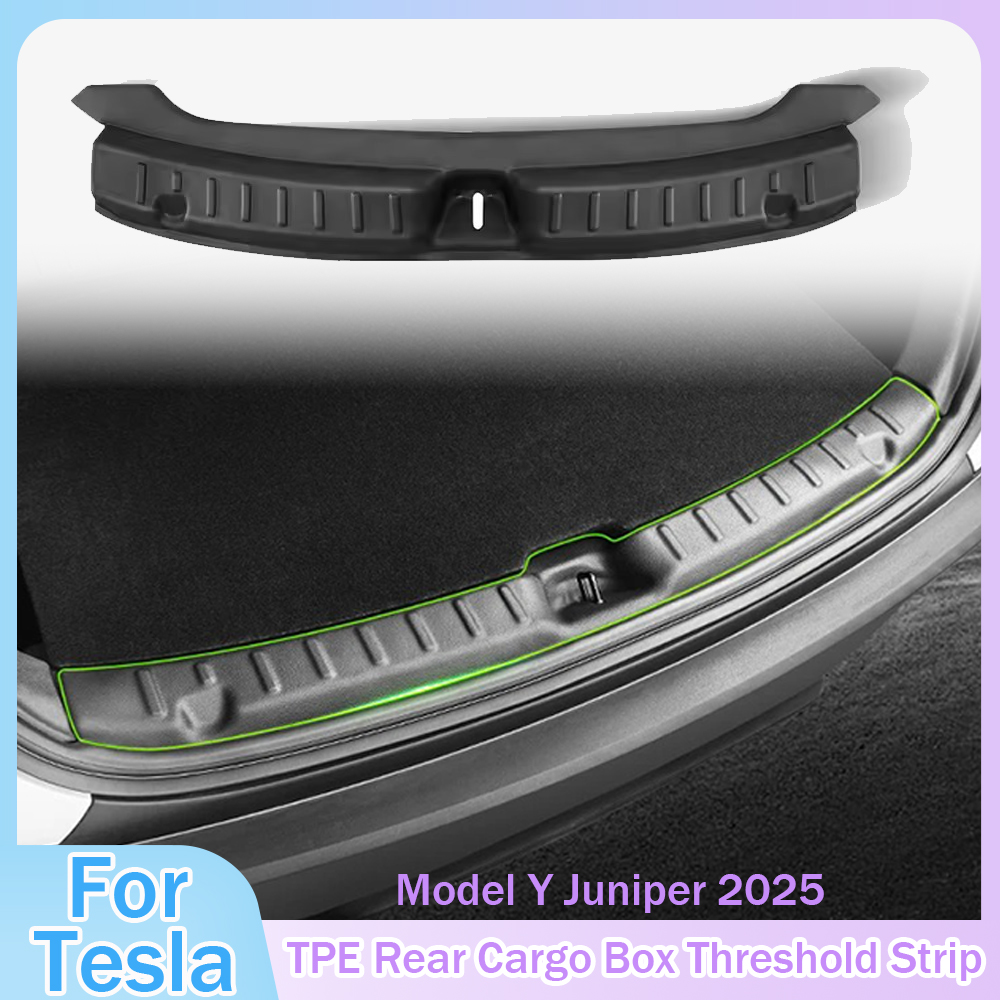 Car Accessories List - Kofferbak Drempel Strip Voor Tesla Model
