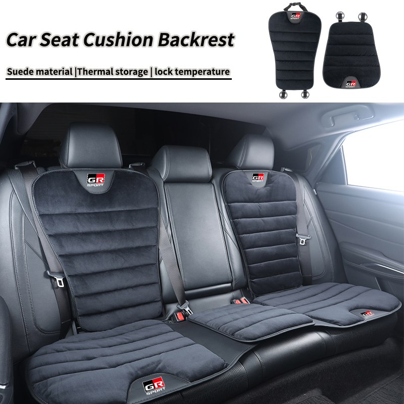 Car Accessories For Winter - Auto Velours Zitkussen Winter Warme Rugleuning