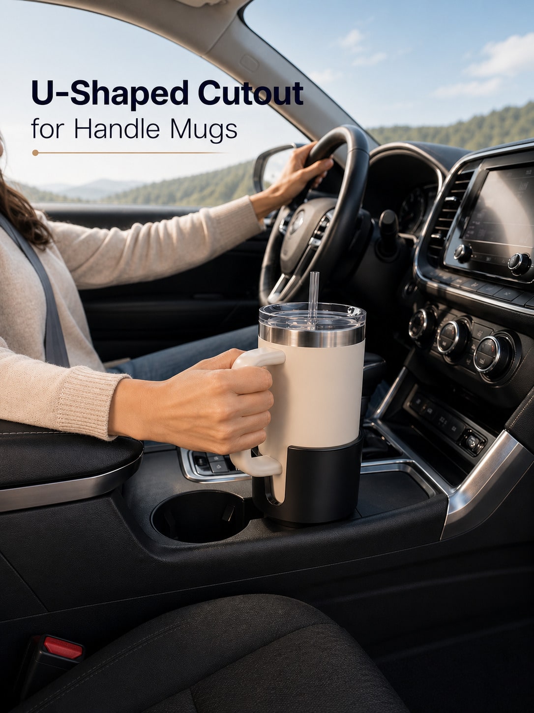 Car Cup Holder Expander - Auto bekerhouder expander adapter voor 32-40oz