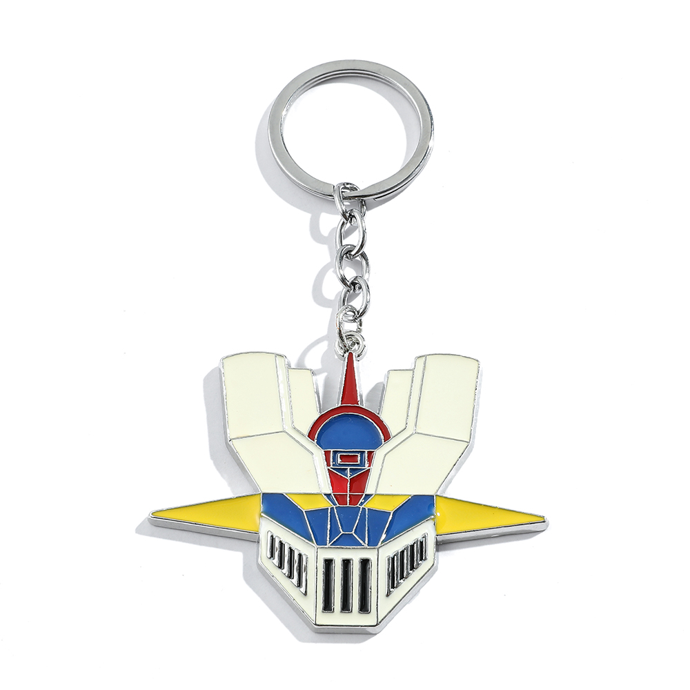 Car Accessories Logo - Anime Cartoon Warrior Robot Logo Sleutelhanger