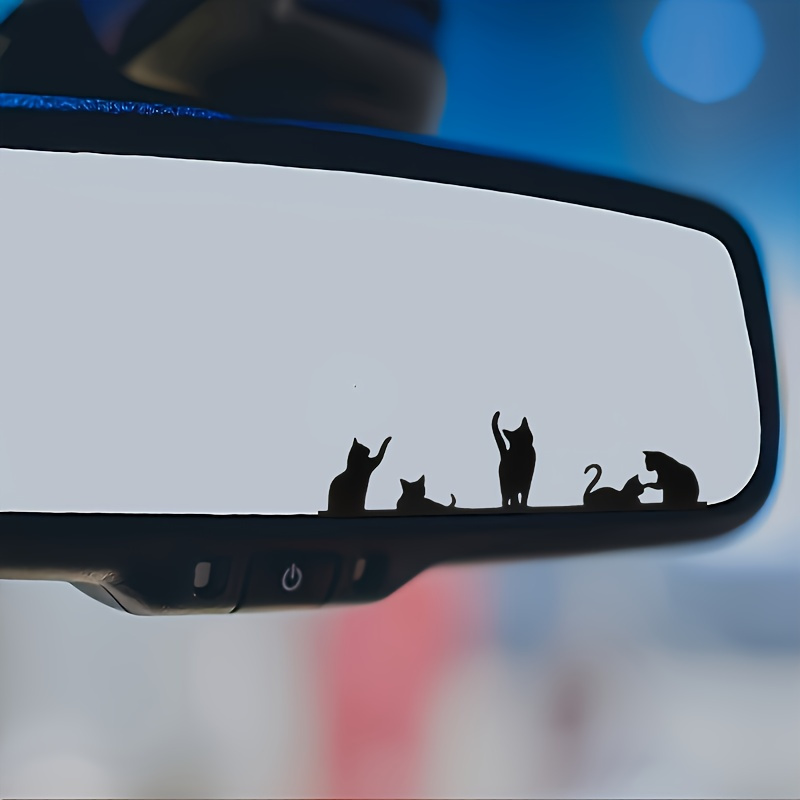 Car Accessories Unique - 1PC Leuke Speelse Kitten Achteruitkijkspiegel Vinyl