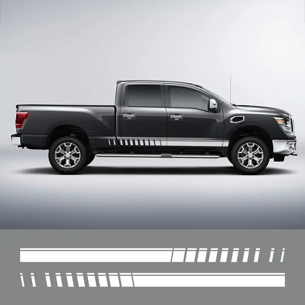 Car Accessories Unique - Autodeur Side Sticker Pickup Streep Stijl