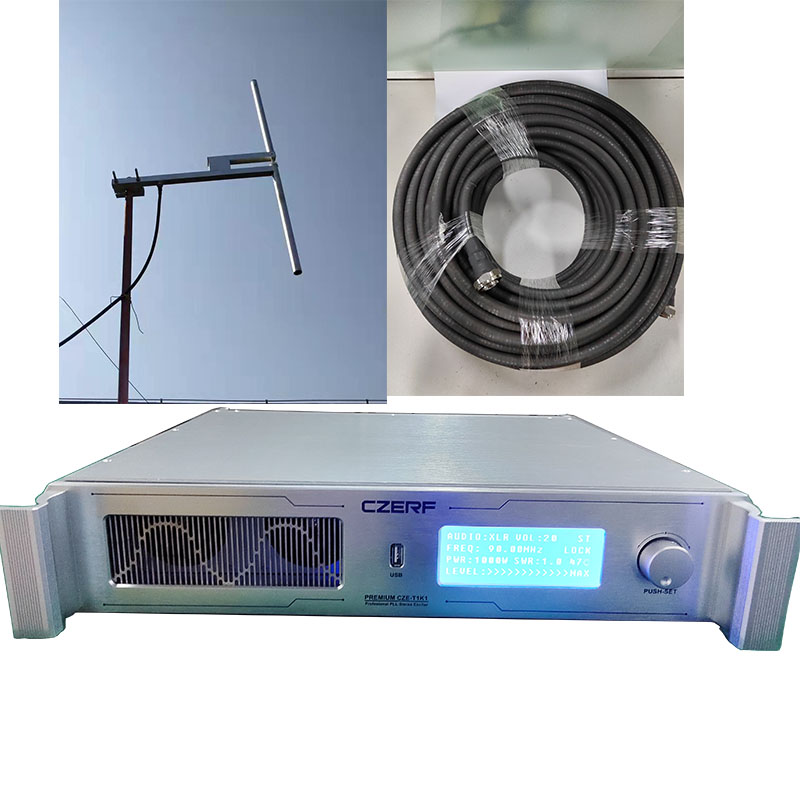 Fm Transmitter - 1KW Professionele 1000 Watt FM-zender Draadloze