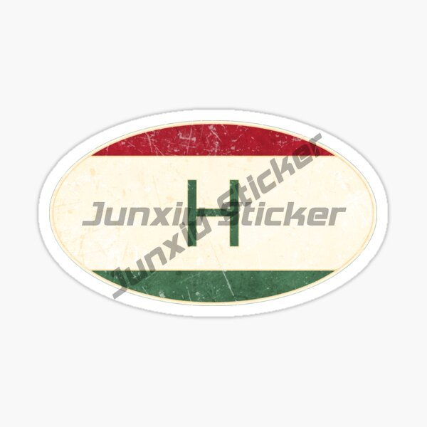 HONGARIJE Ovale vlagsticker Wa - Car Accessories Logo recensie en prijs