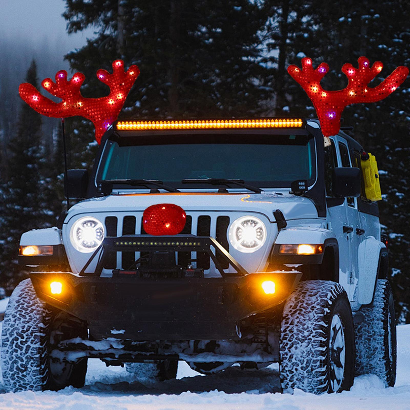 Auto Kerstversiering Leuke Gra - Car Accessories For Winter recensie en prijs