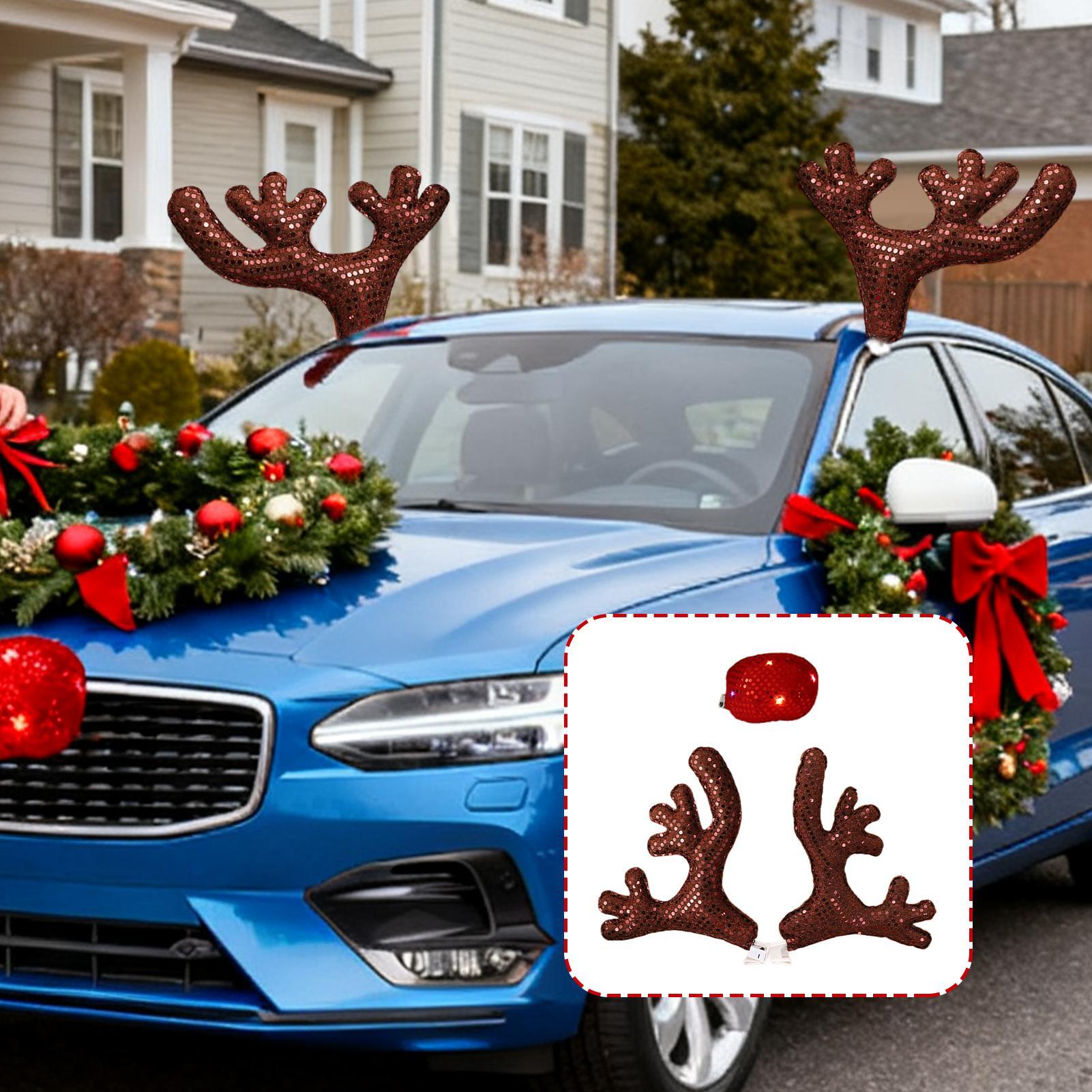 Auto Kerstversiering Leuke Gra - Car Accessories For Winter recensie en prijs