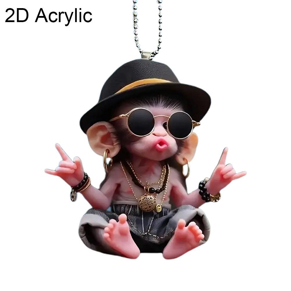Aap sleutelhanger creatieve ca - Car Accessories Xmas Gifts recensie en prijs