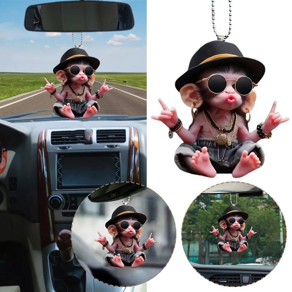 Aap sleutelhanger creatieve ca - Car Accessories Xmas Gifts recensie en prijs
