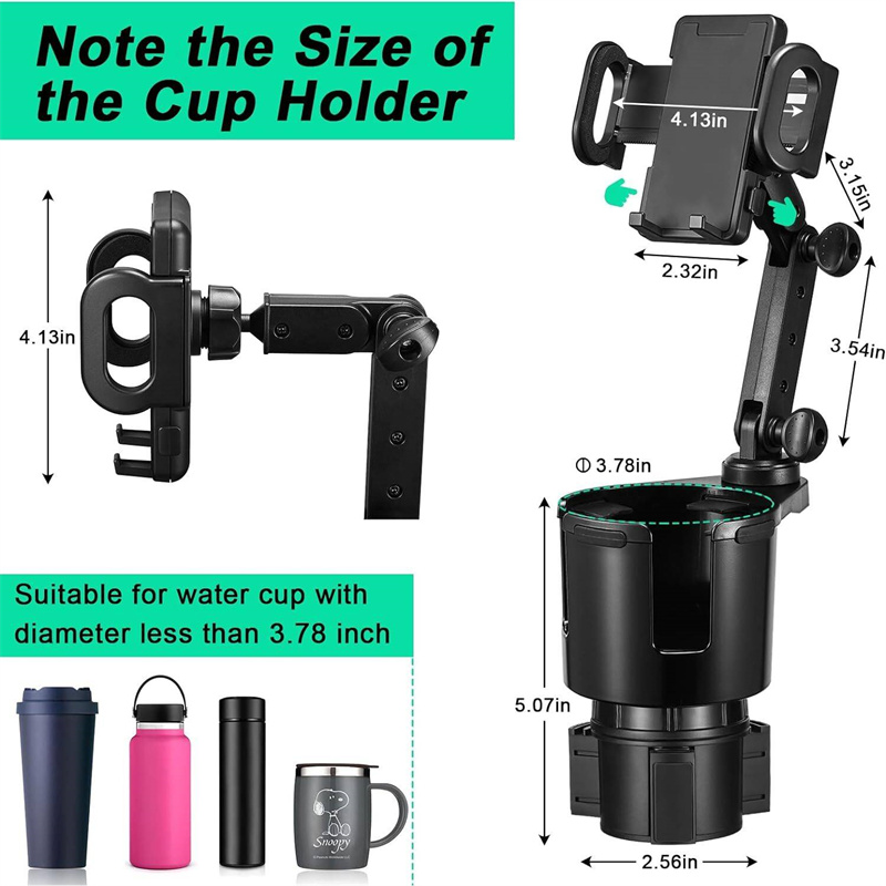 Verstelbare universele autobek - Car Cup Holder Expander recensie en prijs
