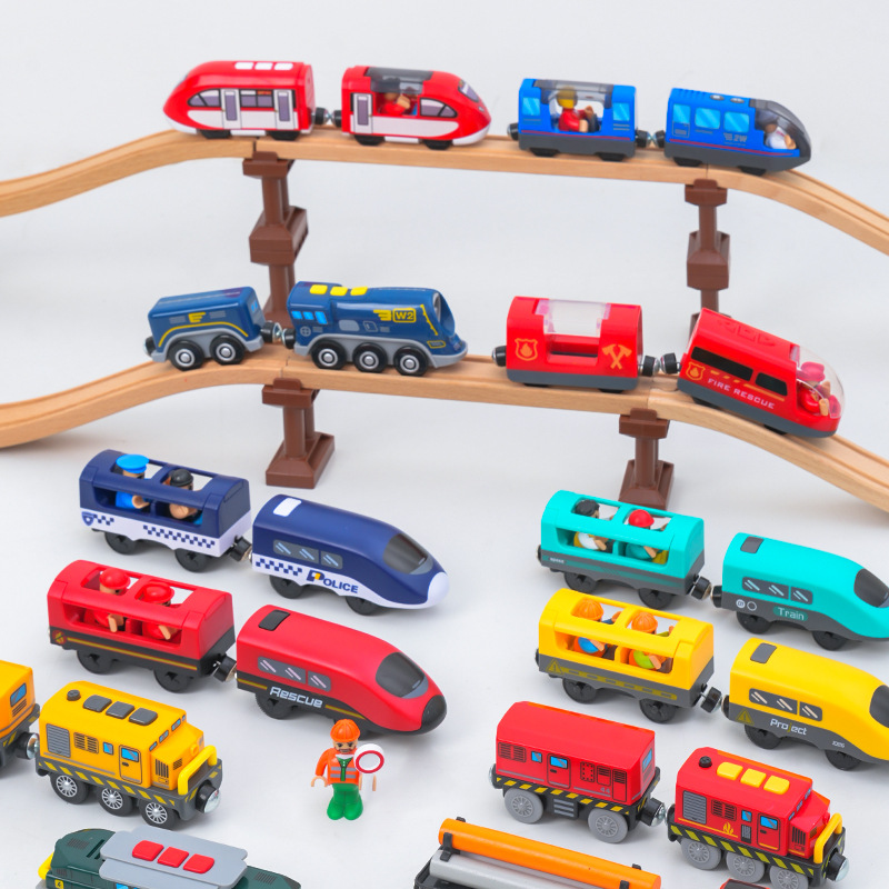 Houten spoorwegtrein locomotie - Car Accessories Xmas Gifts recensie en prijs