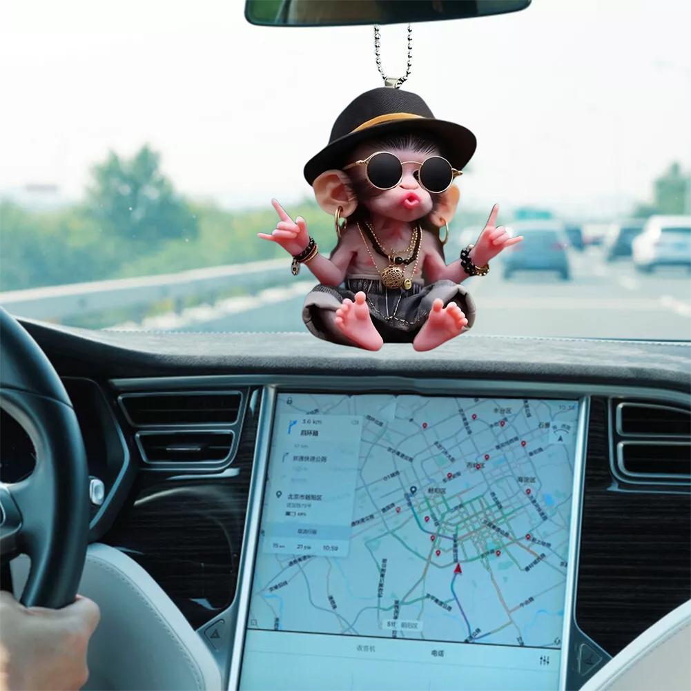 Aap sleutelhanger creatieve ca - Car Accessories Xmas Gifts recensie en prijs